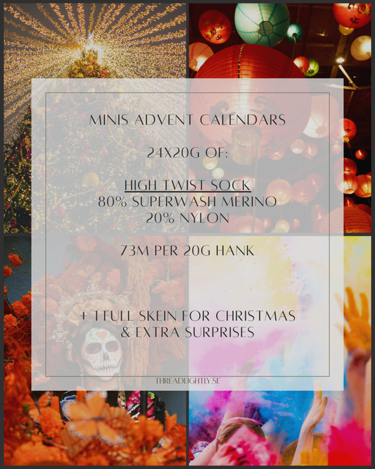 Hand Dyed Yarn Advent Calendar 2025