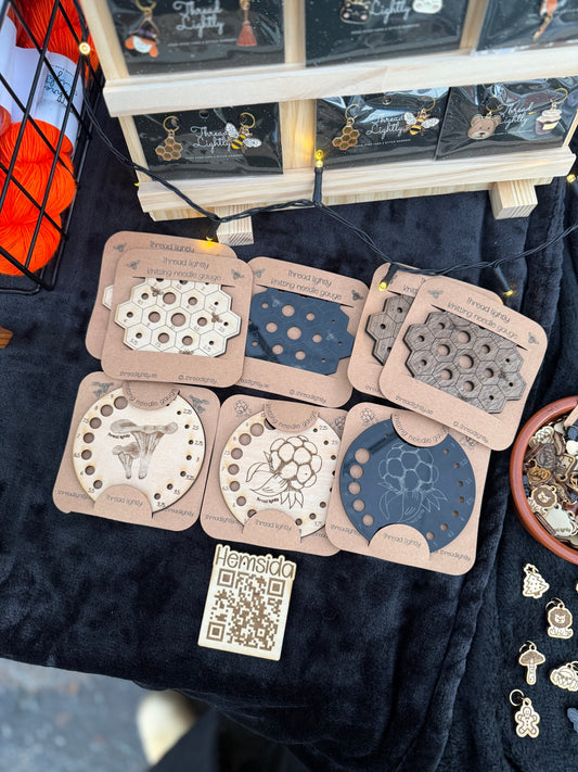 Beehive Knitting Needle Gauge