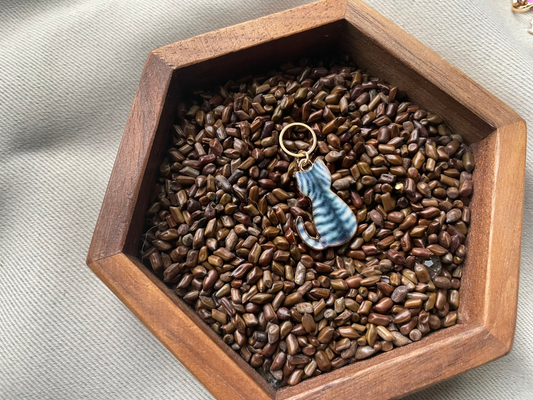 Grey Cat Stitch Marker