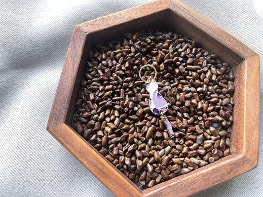 Purple Cat Stitch Marker