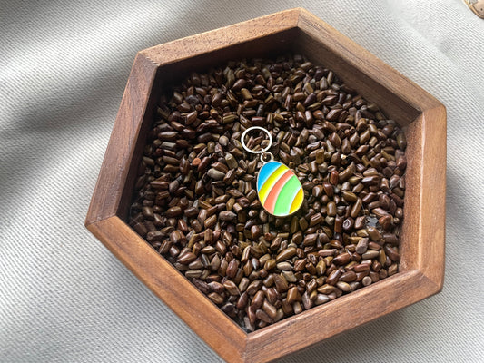 Rainbow Easter Egg Stitch Marker
