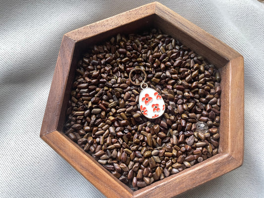 Floral Easter Egg Stitch Marker