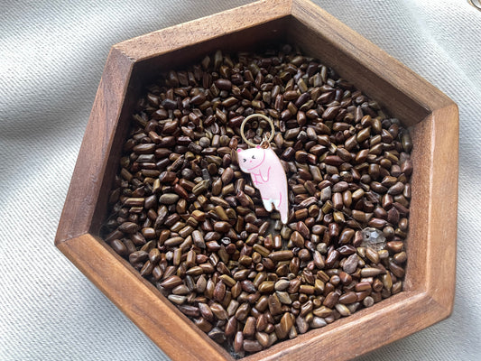 Pink Cat Stitch Marker