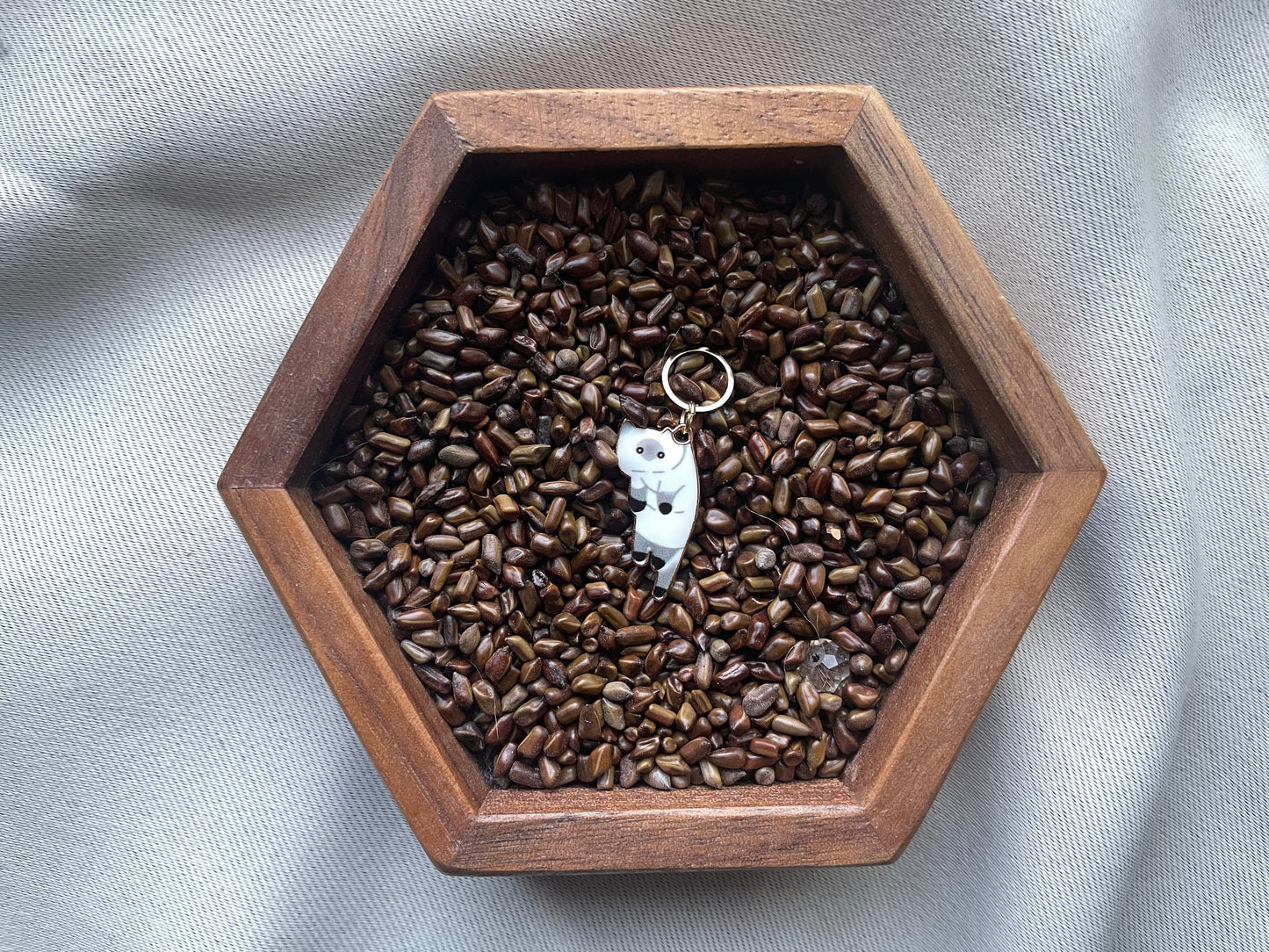 Grey Cat Stitch Marker