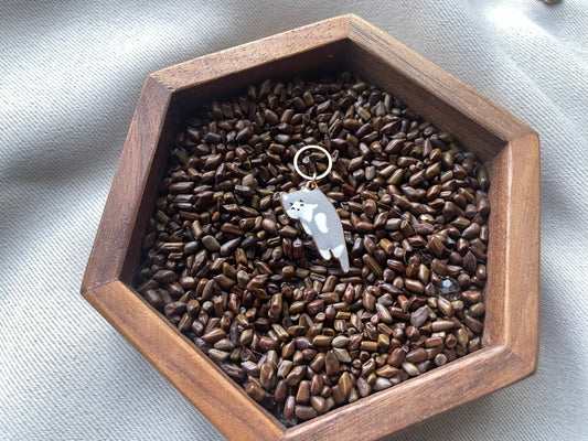 Grey Cat Stitch Marker