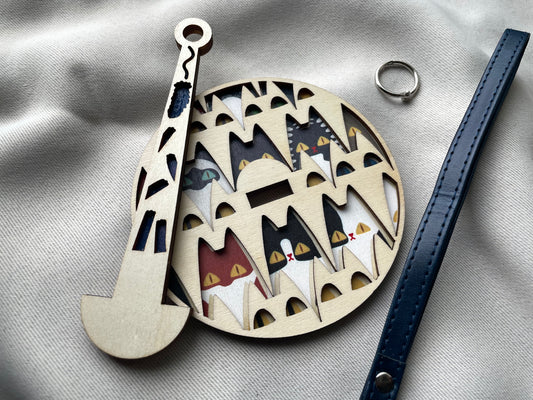 Cats Portable Yarn Holder