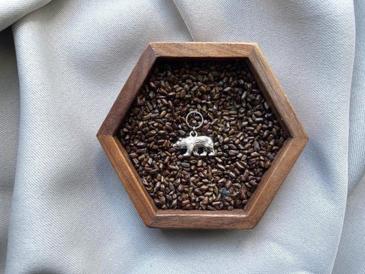 Polar bear stitch markers