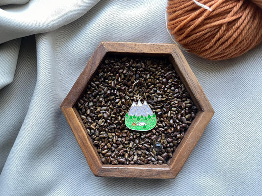 Nature Mountain Stitch Markers