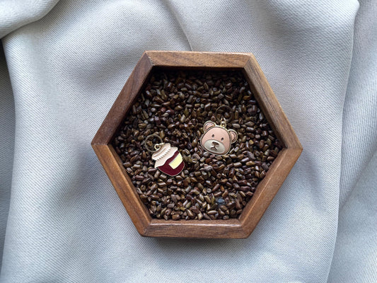 Bear and Honey Stitch Markers