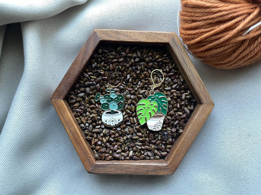 House Plant Stitch Markers