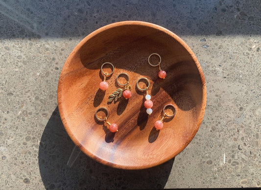 Sunstone Stitch Markers Set of 6