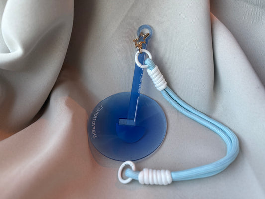 Blue Yarn Holder