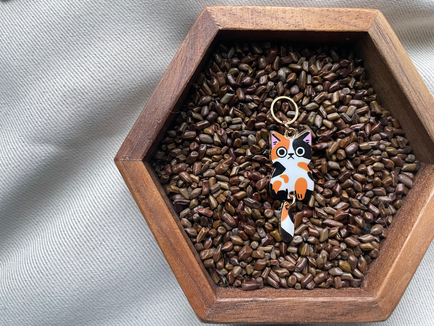 Multicolour Cat Stitch Marker