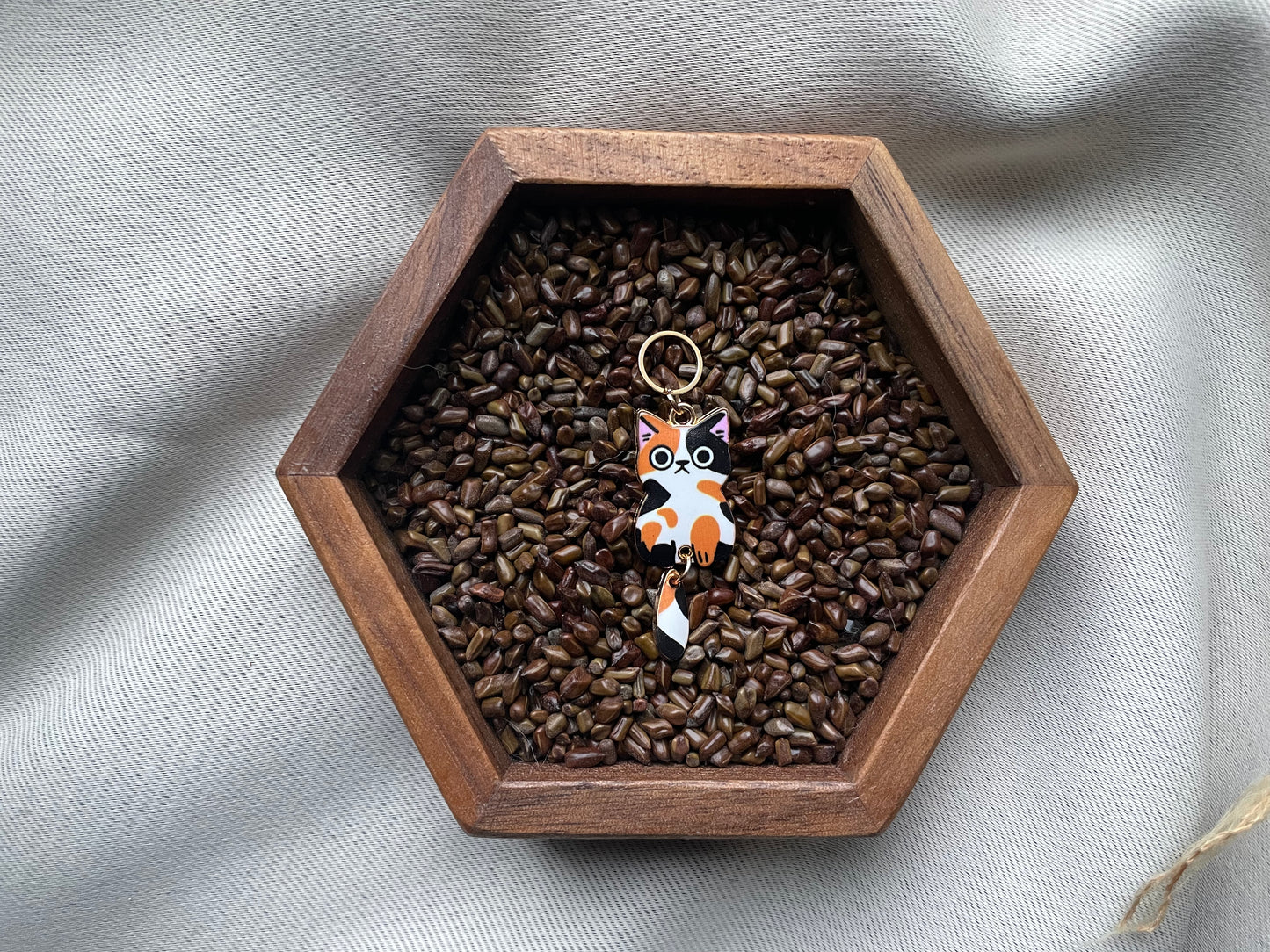 Multicolour Cat Stitch Marker
