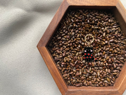 Black Cat Stitch Marker