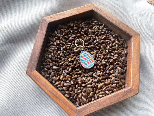 Blue Easter Egg Stitch Marker