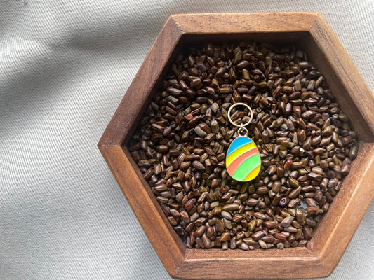 Rainbow Easter Egg Stitch Marker