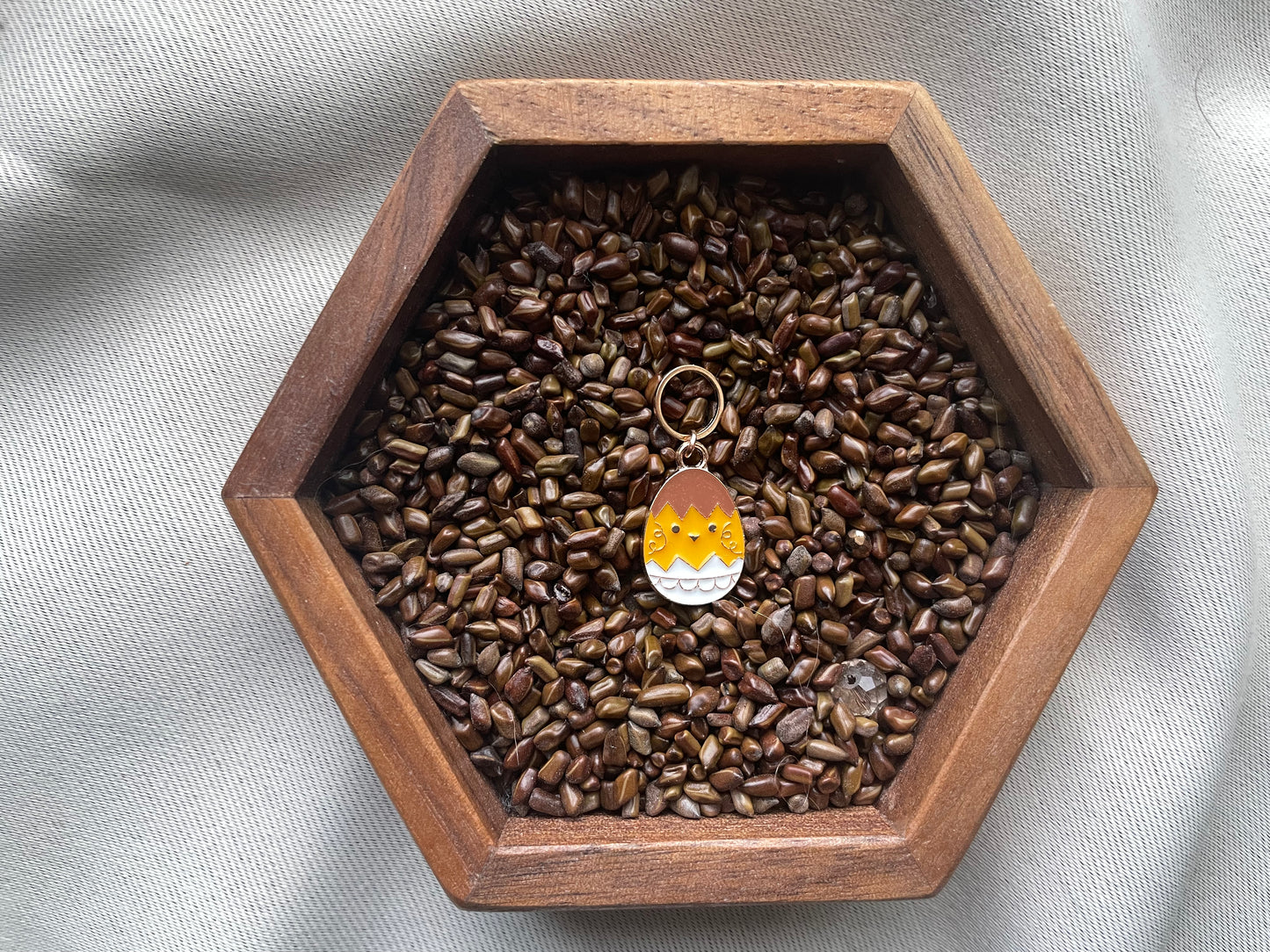 Chick Easter Egg Stitch Marker