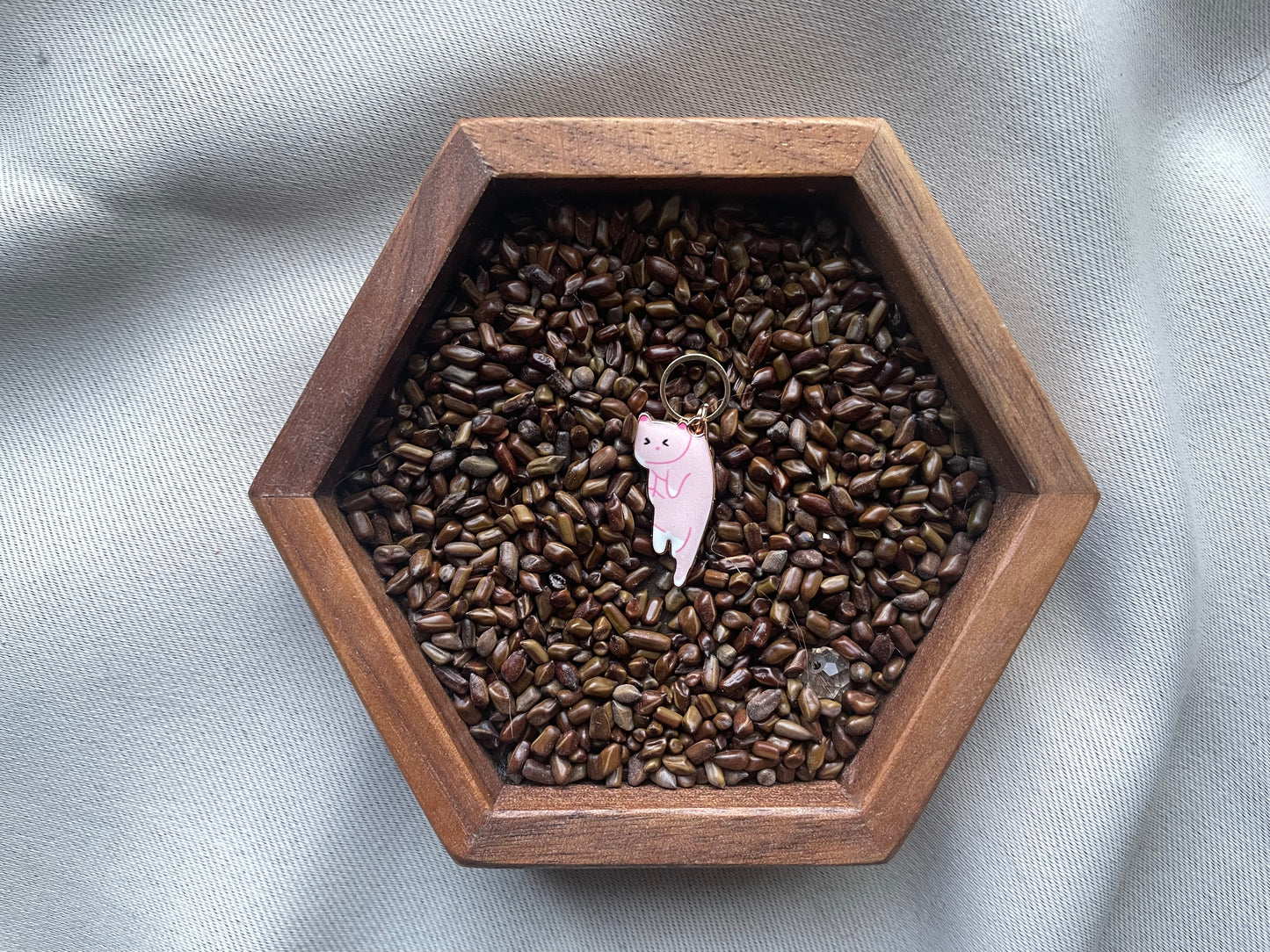 Pink Cat Stitch Marker
