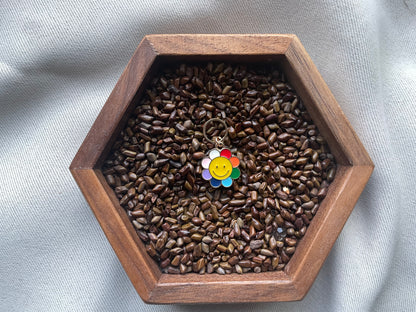 Rainbow Flower Stitch Marker