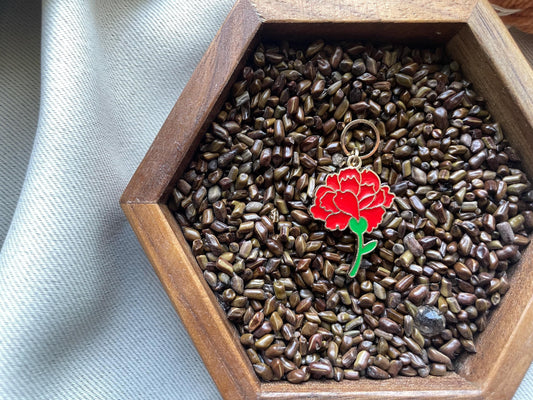 Carnation Flower Stitch Marker